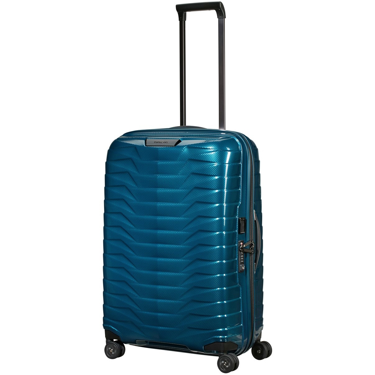 Fotografie Troler Samsonite Proxis Spinner, 69x48x29cm, albastru petrol