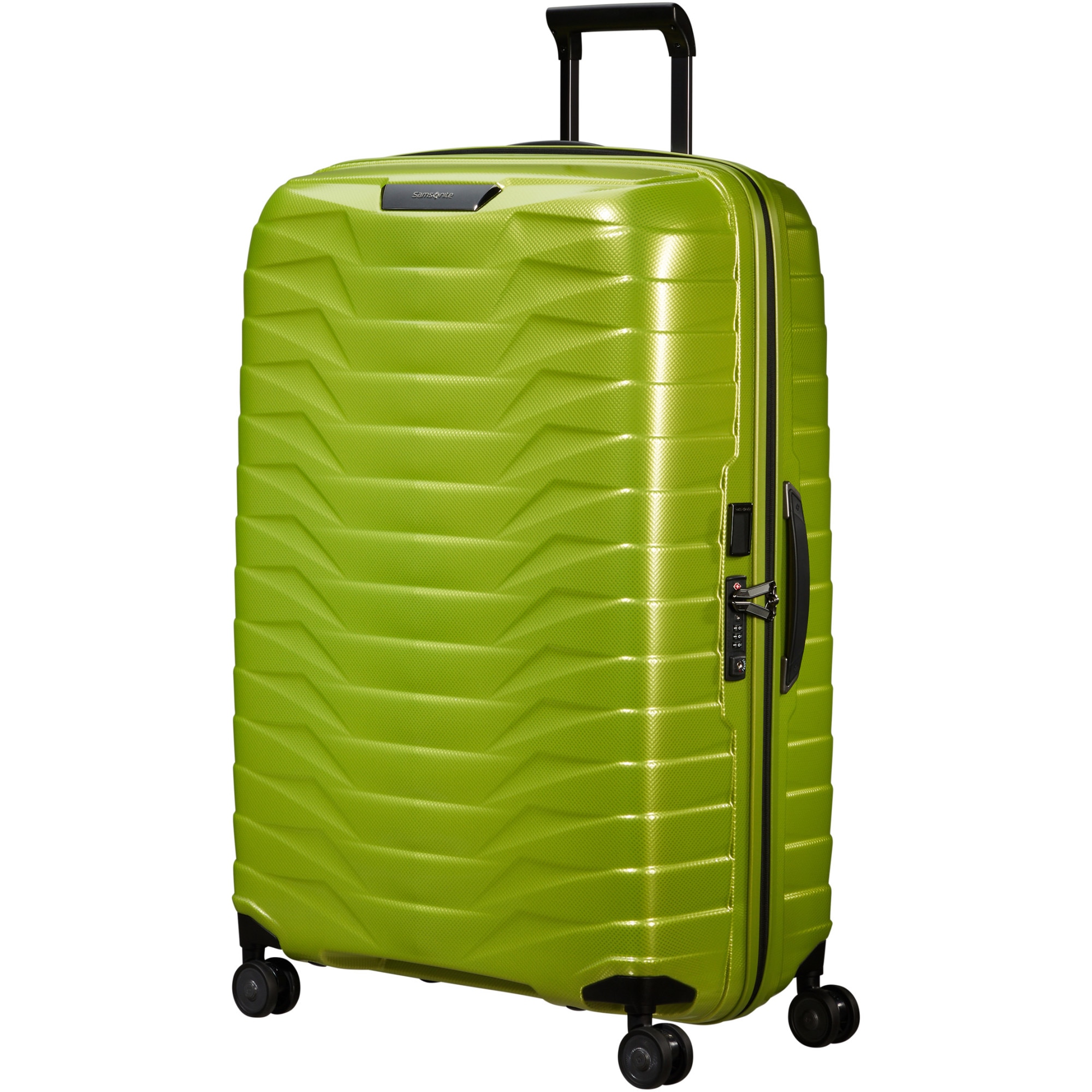 Fotografie Troler Samsonite Proxis Spinner, 81x57x32 cm, 125 litri, lime