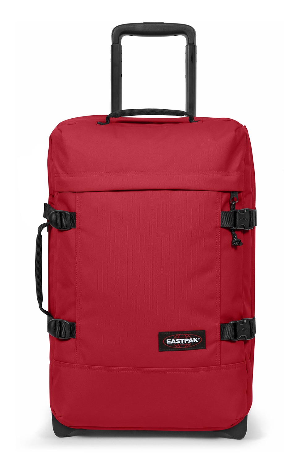 Fotografie Troler unisex cu buzunare Eastpak Tranverz - 42L, Negru, Corai