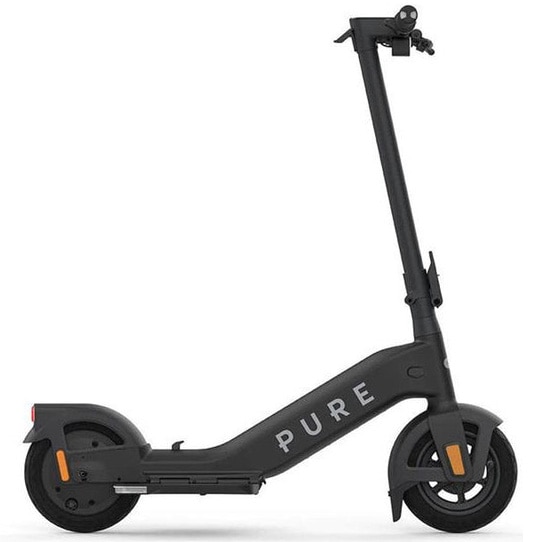 Fotografie Trotineta electrica Pure Electric Advance, putere motor 710W, autonomie pana la 40Km, viteza maxima 25Km, roti 10", aluminiu, Matte Black