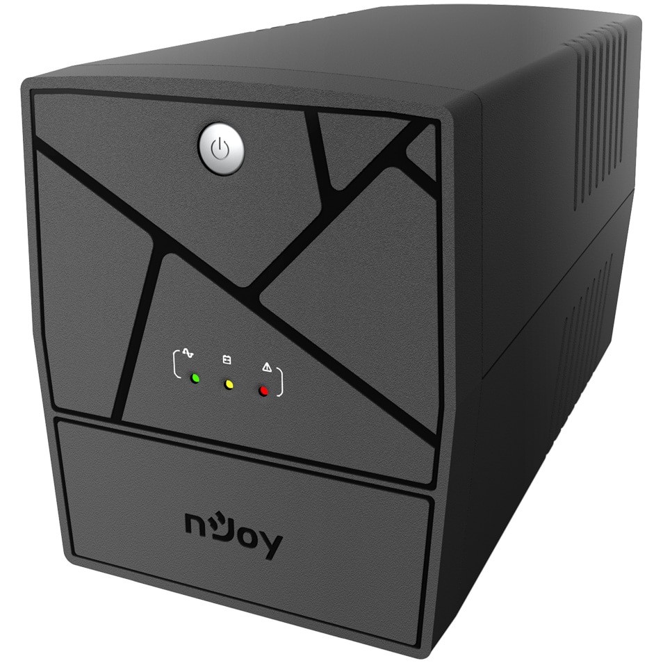 Fotografie UPS NJOY Keen 2000, 2000VA/1200W, Line Interactive, Regulator automat de tensiune, Repornire automata