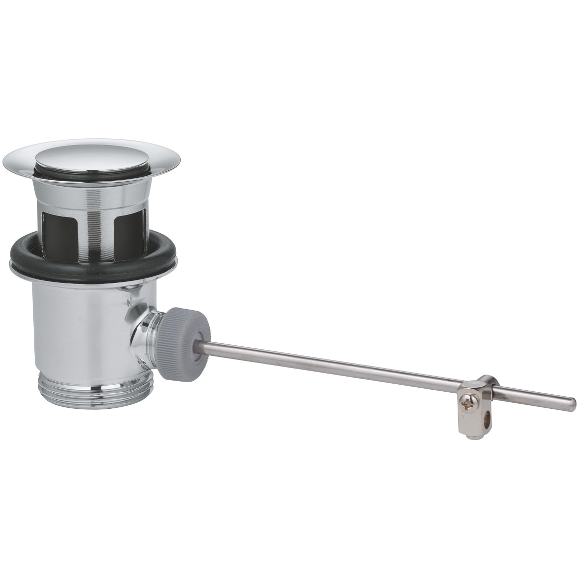 Fotografie Ventil cu tija Grohe 28910000, universal, 1 1/4'', pentru lavoar sau bideu cu preaplin, alama, crom
