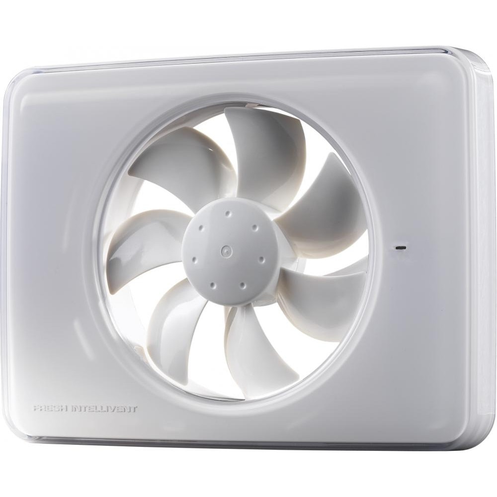 Fotografie Ventilator baie FRESH Intellivent 2.0 de culoare alba, Garantie 5 ani, Silentios, Timer reglabil, Auto-control al umiditatii, Consum 5 W, 134mc/h, Maxim 21 dB(A), Fabricatie Suedia