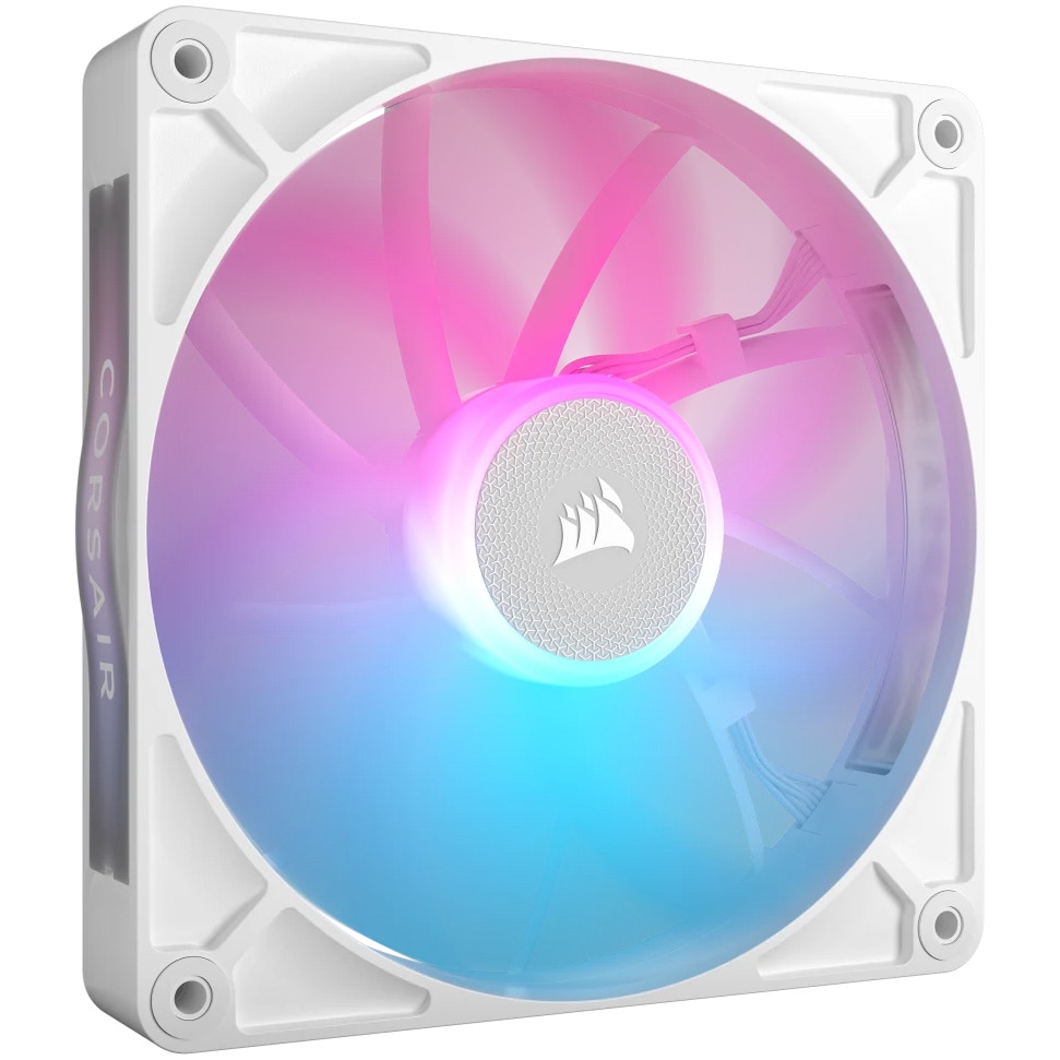 Fotografie Ventilator Corsair iCUE LINK RX140 RGB, 140mm PWM, Alb