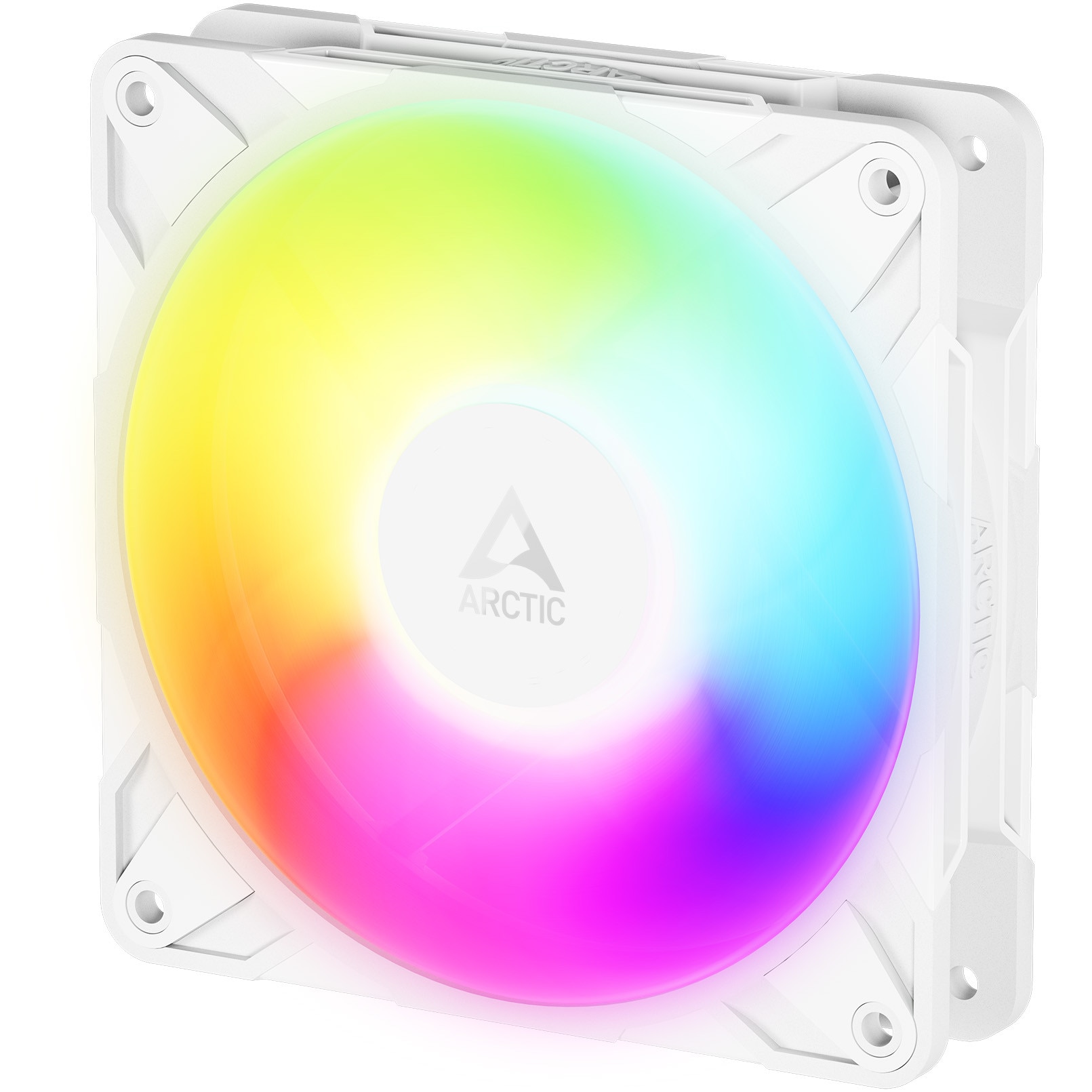 Fotografie Ventilator PC Arctic P12 Pro Reverse A-RGB, 120 mm PWM, 500 - 3000 rpm, Alb