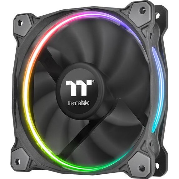 Fotografie Ventilator Thermaltake Riing 12 RGB Radiator Fan TT Premium Edition, 120mm, RGB LED, 3 Pack