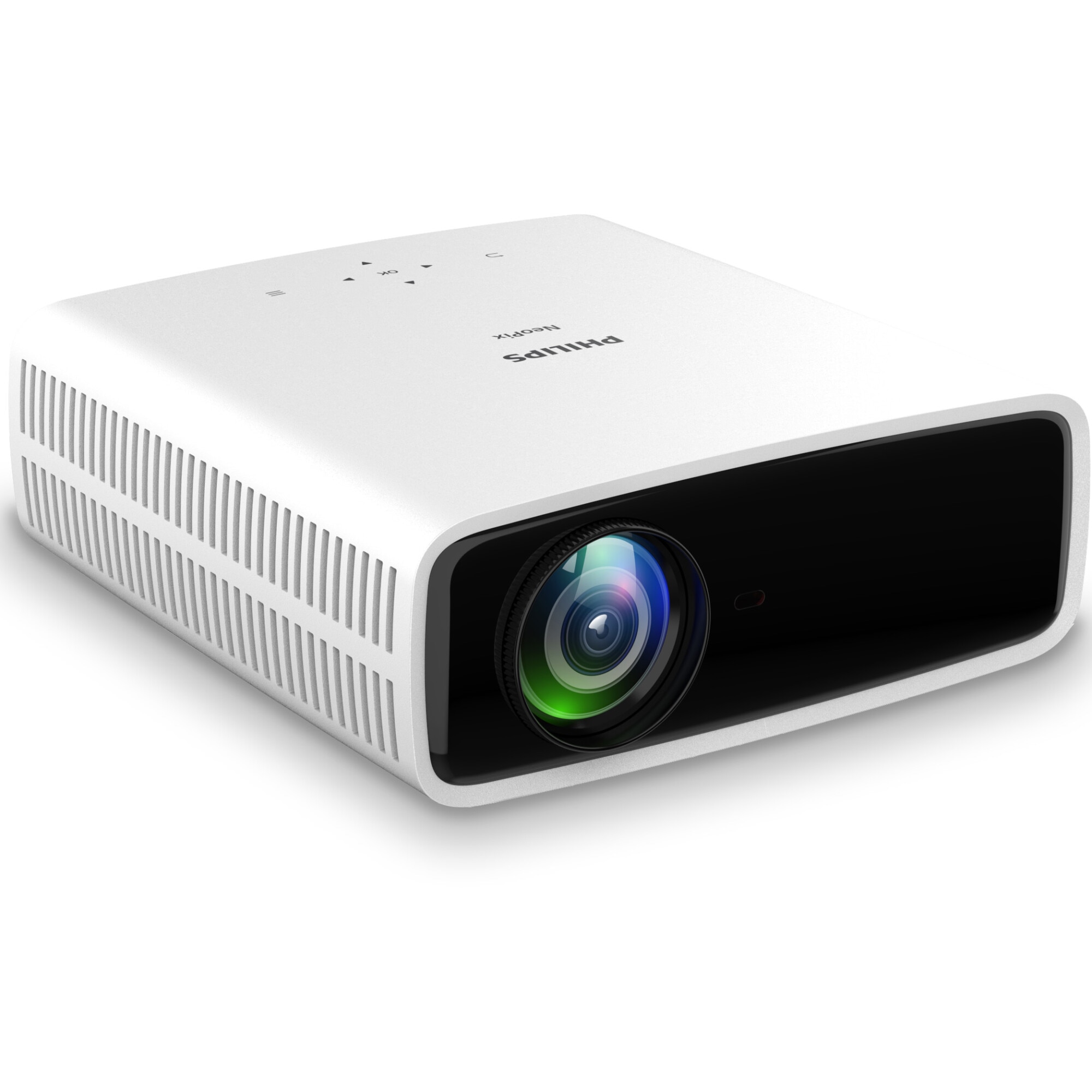 Fotografie Videoproiector Philips NeoPix 750 Smart, 700 Lumeni, True Full HD 1920 x 1080, USB-C, HDMI, Wi-Fi, Alb