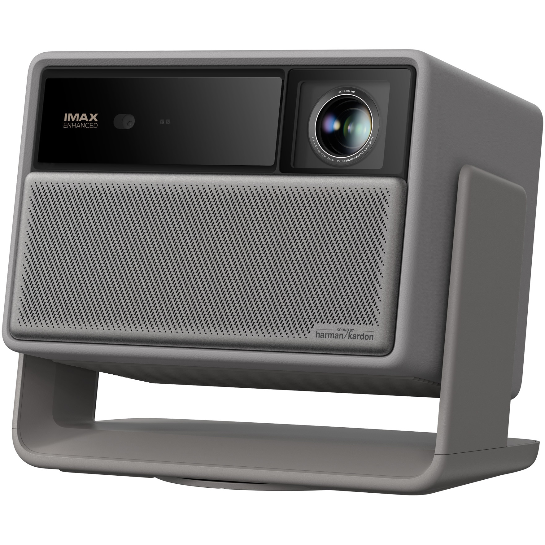 Fotografie Videoproiector XGIMI Horizon 20, 4k UHD, RGB Triple Laser, 3200 ISO lumeni, 240HZ, Contrast 20.000:1, Google TV, 3D Video Supported, 2X12W Harman Kardon Speakers