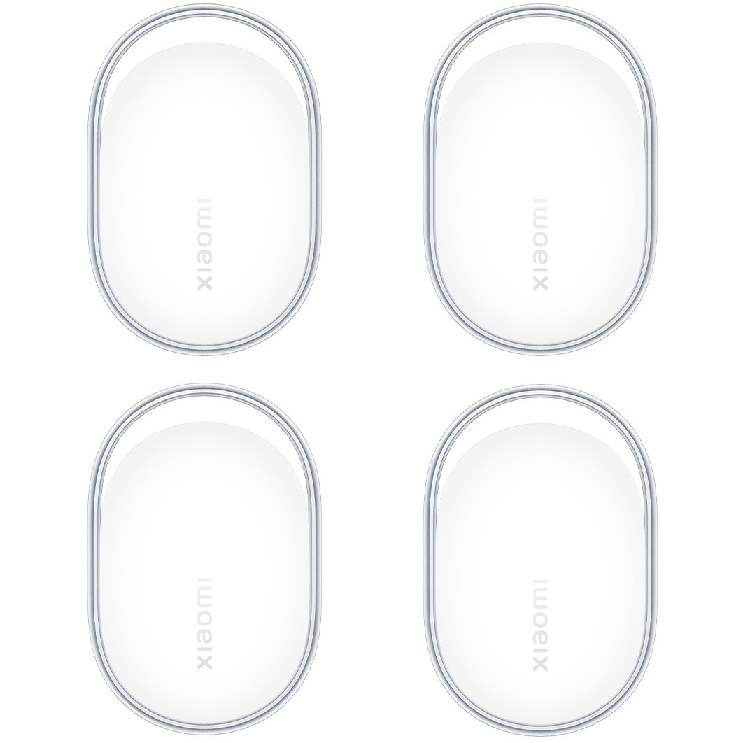 Fotografie Xiaomi Tag, Tracker Bluetooth Smart, compatibil Android/iOS, IP67, White, 4-pack
